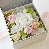 花由 プリザーブドフラワー ボックスフラワー　hana*cube　6月パール