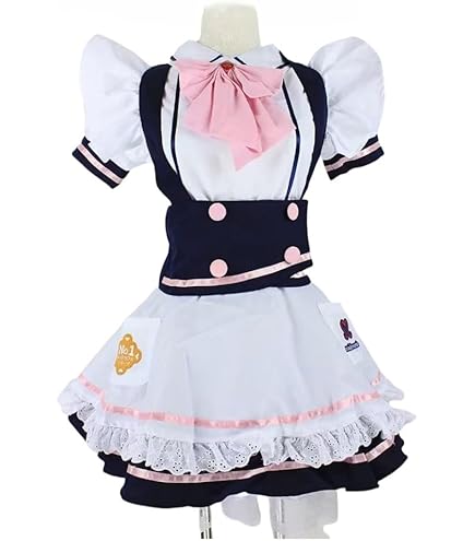 Amazon.co.jp: 七色格调 コスプレ衣装 めいどりーみん メイド服 (女性