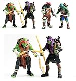 2014ムービーTeenage Mutant Ninja Turtles Movabilityアクションフィギュア5 "高12 cm