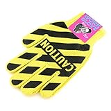 ワーク グローブ カラフル デザイン ニット手袋 WorkGlove-4-2.Caution / 軍手 防寒