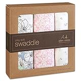 (エイデンアンドアネイ) aden+anais おくるみ スワドル aden+anis bamboo swaddle 3-pack ミードウラーク [並行輸入品]