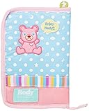 ニックナック ロディ 母子手帳ケース ピンク×ライトブルー