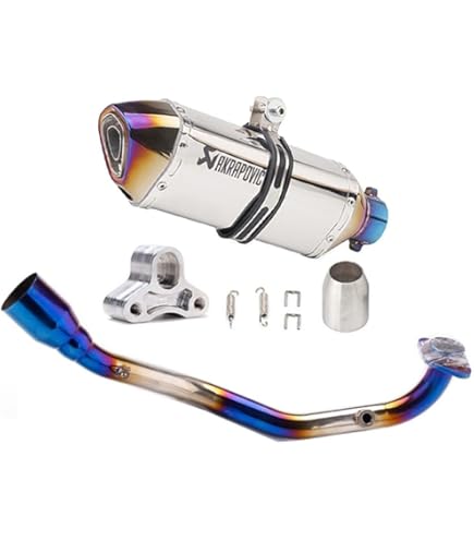 Amazon | オートバイ排気口 エキゾーストパイプ 中間パイプ バイク