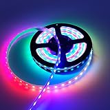hamrvl 5M 300 LED 12 V ws2811b Magic夢色RGBアドレス可能LED柔軟なストリップライト防水for TVバックライトアウトドア広告サインip67ホワイトPCB