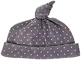 大衛 アメジスト ベビー帽子 水玉グレー