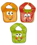 mothercare （マザーケア） :: 5 a Day' Fruits Bibs - 3 Pack スタイ・ビブ :: One Size :: ワンサイズ