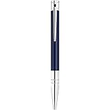 S.T. Dupont エス・テー・デュポン D・イニシャル ボールペン ブルー＆クローム 265205 265205