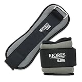 RIORES （リオレス） ソフトアンクルリストウェイト 2個組 (グレー, 0.5kgｘ2個...