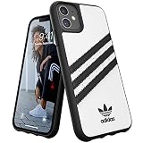 アディダス iPhone11ケース サンバ 3-ストライプス & ロゴ FW19デザイン ホワイト [adidas iPhone 11 カバー SAMBA white/black]