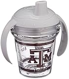 Tervis Texas A & M University Sippy Cup withグレー蓋、6オンス、クリア