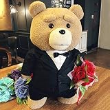 45cm8スタイル映画テディベアテッド2ぬいぐるみエプロンぬいぐるみぬいぐるみ仲良しの誕生日プレゼント45CMシルバー