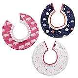 Jolieer ベビー 360度 三角スタイ 三角バンダナ オシャレな ビブ スタイ 3枚セット