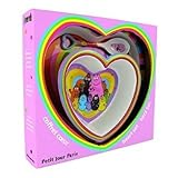 Barbapapa 3 Piece Melamine Set - Heart Shaped by Petit Jour