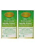 (2) Kenmore Bagless Pleated Tower HEPA w/activated Charcoal filters & 2 caps, Upright bagless, Sears
