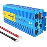 LVYUAN（リョクエン）インバーター 正弦波 12V 2000W 4000W（瞬間出力） DC12V（直流）AC100V（交流）変換 50HZ 60HZ カーインバーター 太陽光発電 災害対策 地震 防災用品 車中泊グッズ 自動車 船 キッチンカー