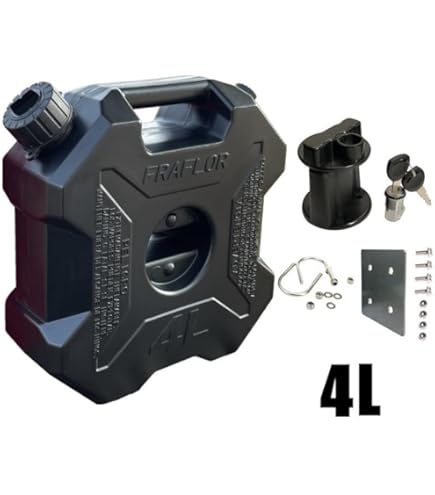 Amazon.co.jp: ガソリン携行缶 4L ガソリン オイル ポータブル燃料