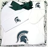 Michigan State Spartans Baby Onesie And Footballキャップギフトセット
