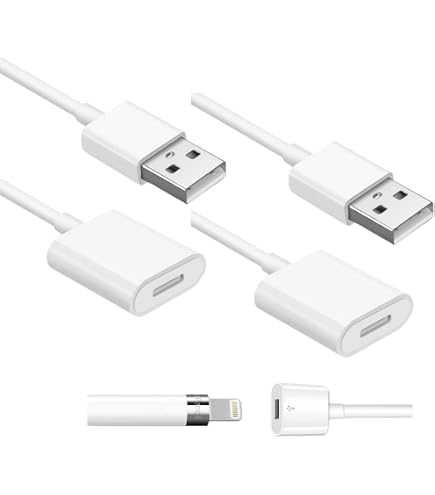 Amazon.co.jp: Jiunai 2パックアダプター Apple Pencilアダプターメス