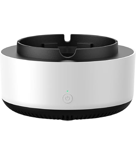 Amazon.co.jp: 灰皿 スモークレス 脱臭機 卓上 強力 フィルター付き