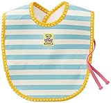 KILLY EDNA(キリーエドナ)ラウンドビブ(ギフトボックス入り)・コーティング・ストライプ・ブルー