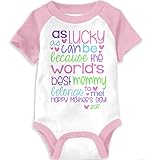 世界最高のMommyラグランtshirt- Happy母の日2017 – For Girl カラー: ピンク