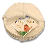 BabyKicks Set of 3 Nursing Pads, Fleece by BabyKicks