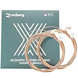 Zachary アコースティックギター弦 2 パックセット 防錆コーティング 6 弦 フォークギター弦 長寿命 初心者向け