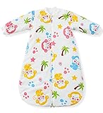 エルフ ベビー(Fairy Baby)ベビー寝袋 スリーピングバッグ 着る布団 春秋用 2Way 猿 L