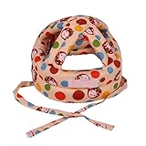 【ligangam】赤ちゃんのごっつん防止 帽子 安全パッド 超軽量 ベビー 頭を保護 セーフティー エンジェルリング 枕 リュックタイプ 安全台 子供用 出産祝い（43~53CM）イエロー