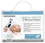 Greenco Ultra Soft Quilted Terry Cotton Baby Crib Mattress Protector [並行輸入品]