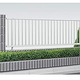 サビに強い　YKK ap　シンプレオフェンスT1型　本体　T80　『高さ80ｃｍ用　たて格子（22本）タイプ　アルミフェンス　柵』 　プラチナステン