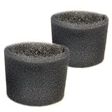 2 Foam Filter Sleeves for Shop-Vac QPL30, QPL40, QPL45, QPL45A, QPL50A, QPL60, QPV10.5, QPV10.5A, QP