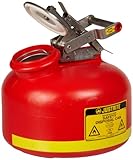 Justrite 14762 2 Gallon Disposal Can Stainless Steel