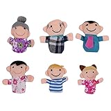 Refaxi 指人形セット　家族　縫いぐるみ　教育ハンドトイ