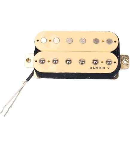 Amazon.co.jp: Shiwaki ST SG-クリームのための楽器ギターアルニコ5