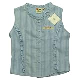 妖精の国　ふんわりとしたロマンティックなベスト（濠Du） スカイブルー 100cm