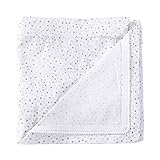 QuickZip Crib Extra Zip-On Sheet, 100% Cotton, Gray Dot - Goes With QuickZip Crib Sheet Base Sold Se