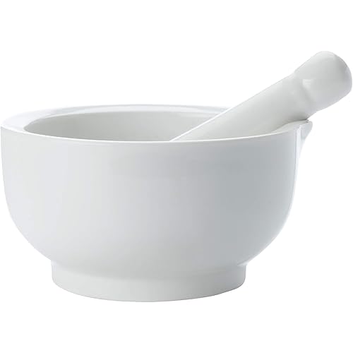 Maxwell & Williams White Basics Mortar & Pestle 9cm Gift Boxed