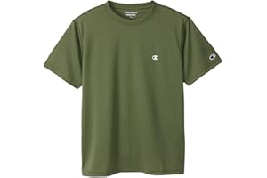 [チャンピオン] Tシャツ 半袖 吸水速乾 UVカット 透け防止 ワンポイントロゴ クルーネック シンプル スポーツ 部活 ジム トレーニング 部屋着 C8-TS310 メンズ