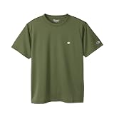 [チャンピオン] Tシャツ 半袖 ショートスリーブTシャツ 吸水速乾 UVカット 透け防止 ワンポイントロゴ ラバープリント クルーネック C8-TS310-655-L