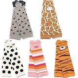 [インソミラ] InSomila ベビー キッズ レッグウォーマー 5組 セット 薄手 UV対策 赤ちゃん 可愛い 動物柄 幼児 虫よけ 冷房対策 秋冬