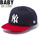 ニューエラ キッズ NEW ERA Kid's My 1st 9FIFTY ニューヨーク・ヤンキース スナップバックキャップ 帽子 赤ちゃん ベビー 子供服 11433918 ネイビー×ホワイト スカ