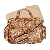 Trend Lab Paisley Brown Deluxe Duffle Diaper Bag, Paisley Brown by Trend Lab [並行輸入品]