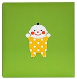 サンヨー yo!happy! 誕生用アルバム 100年台紙/Sサイズ/ビス式 グリーン NSB-001-G