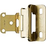 部分ラップ1 / 2 "オーバーレイヒンジ – 真鍮 – ペア