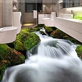 lhdlily Aesthetic河川トイレバスルームリビングルーム寝室3d床防水Square studyフローリング3d壁画 LHDLily-561616981-16959