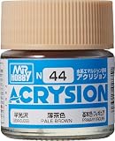 GSI クレオス(GSI Creos) アクリジョンカラー 薄茶色 半光沢 10ml ホビー用塗料 N44
