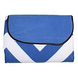 Natico Beach and Picnic Blanket Blue/White [並行輸入品]