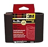 3M 9280NA Heavy Duty Power Sanding Belts, 4-Inch by 24-Inch, Fine Grit, 1-pack [並行輸入品]