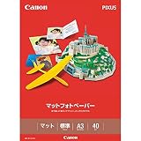 CANON マットフォトペーパー A3 40枚 MP-101A3